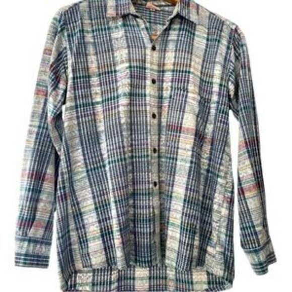 Altiplano button down shirt, size M, Guatemala, all cotton, excellent condition - Picture 4 of 5